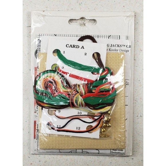 JANLYNN Cross stitch Kit "Jumping Jacks" #023-0232 Santa - Picture 13 of 14